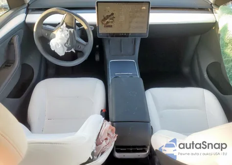 2025 Tesla Model Y из США, поврежденный, VIN 7SAYGDEDXSA371480